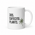 305. Cafecito. Plants. Mug – Miami Plant Lover Coffee Mug
